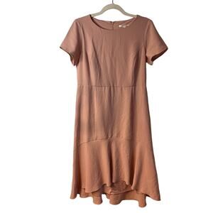 Avec Les Filles Pink Fit and Flare Short Sleeve Dress Sz 10